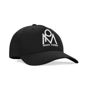 Mikey Poulli snapback cap in black cotton