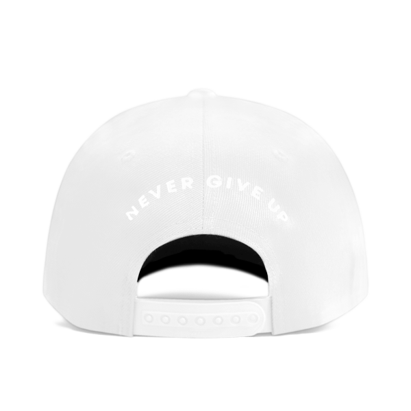 Mikey Poulli snapback cap in white - Image 2